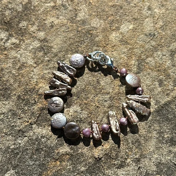 Stick and coin pearl set - Picture 6 of 7